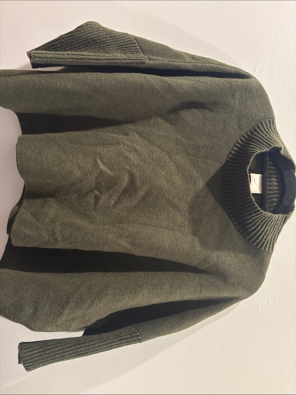 KERISMA Deep Olive mock neck sweater
